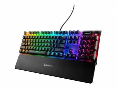 SteelSeries | Gaming Keyboard | Apex Pro TKL Gen 3 | ND Layout | Bluetooth | Black | 2.4 GHz / Bluetooth/ Wired | OmniPoint 3.0 Adjustable HyperMagnetic Switches | Wireless connection