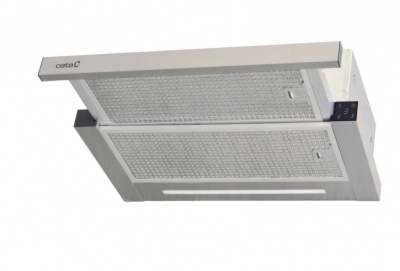 CATA Hood | ATH 61X | Telescopic | Energy efficiency class A+ | Width 60 cm | 605 m³/h | Touch control | LED | Silver Grey