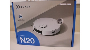 SALE OUT. Ecovacs DEEBOT N20 Floor Cleaning Robot with precise mapping and navigation technology (TrueMapping 2.0), OZMO mopping system, Whi | Ecovacs | Floor Cleaning Robot | DEEBOT N20 | Wet&Dry | Operating time (max) 300 min | 5200 mAh | Dust capacity 