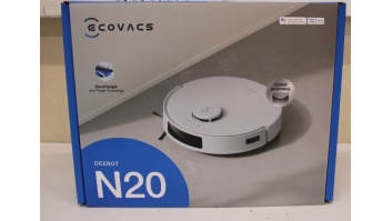 SALE OUT. Ecovacs DEEBOT N20 Floor Cleaning Robot with precise mapping and navigation technology (TrueMapping 2.0), OZMO mopping system, Whi | Ecovacs | Floor Cleaning Robot | DEEBOT N20 | Wet&Dry | Operating time (max) 300 min | 5200 mAh | Dust capacity 