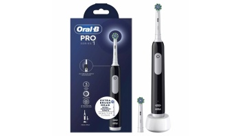 Oral-B Oscillating Toothbrush | Pro Series 1 | Rechargeable | For adults | Number of brush heads included 2 | Number of teeth brushing modes 3 | Black/White