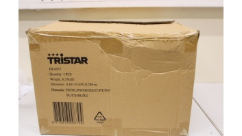 SALE OUT. Tristar FR-6937 Double Fryer, Stainless Steel | Tristar | Double Fryer | FR-6937 | Power 2 x 1800 W | Capacity 6 L | DAMAGED PACKAGING