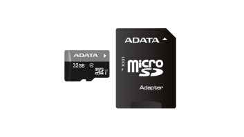 ADATA | Premier UHS-I | 32 GB | MicroSDHC | Flash memory class 10 | Adapter