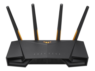 Dual Band WiFi 6 Gaming Router | TUF-AX3000 | 802.11ax | 2402+574 Mbit/s | 10/100/1000 Mbit/s | Ethernet LAN (RJ-45) ports 4 | Mesh Support Yes | MU-MiMO Yes | No mobile broadband | Antenna type 4xExternal | 1 x USB 3.2 Gen 1