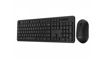 Asus | Keyboard and Mouse Set | CW100 | Keyboard and Mouse Set | Wireless | Mouse included | Batteries included | UI | Black