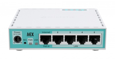 MikroTik RouterBOARD hEX | E50UG | 10/100/1000 Mbit/s | Ethernet LAN (RJ-45) ports 5 | Mesh Support No | MU-MiMO No | No mobile broadband