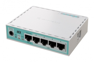 MikroTik RouterBOARD hEX | E50UG | 10/100/1000 Mbit/s | Ethernet LAN (RJ-45) ports 5 | Mesh Support No | MU-MiMO No | No mobile broadband