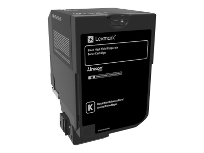 Lexmark Corporate | 74C2HKE | Laser Toner Cartridge | Black