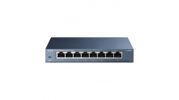 TP-LINK | Switch | TL-SG108 | Unmanaged | Desktop | Gigabit Ethernet (copper) ports quantity 8 | Power supply type External | 36 month(s)