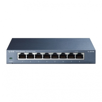 TP-LINK | Switch | TL-SG108 | Unmanaged | Desktop | Gigabit Ethernet (copper) ports quantity 8 | Power supply type External | 36 month(s)