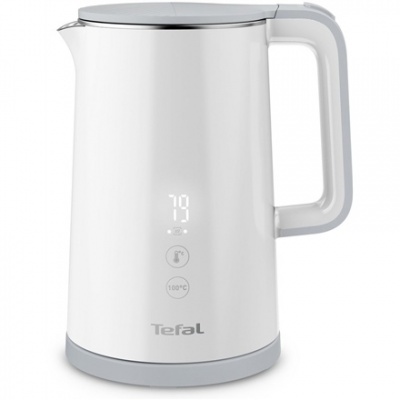 TEFAL | Kettle | Sense  KO693110 | Electric | 1800 W | 1.5 L | Double layer | 360° rotational base | White