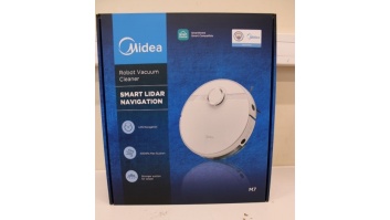 SALE OUT.  | Midea | Robotic Vacuum Cleaner | M7 | Wet&Dry | Operating time (max) 180 min | Lithium Ion | 5200 mAh | 4000 Pa | White | CRACKED BRUSH COVER