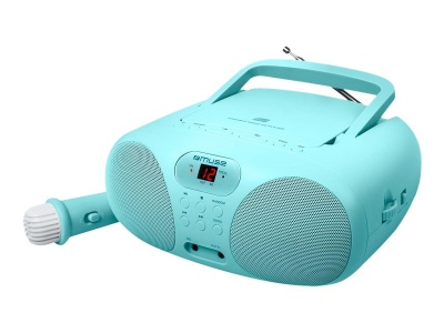 Muse | Portable Sing-A-Long Radio CD Player | MD-203 KB | AUX in | CD player | FM radio