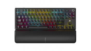 Corsair | Tenkeyless Mechanical Gaming Keyboard | K70 CORE TKL | Gaming Keyboard | Wireless | NA | Black | MLX RED Switch | Wireless connection