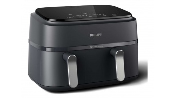 Philips Dual Basket Airfryer | NA351/00 3000 Series | Power 2750 W | Capacity 9 L | Rapid Air technology | Black