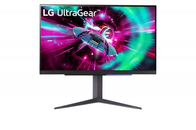 LG | UltraGear UHD Gaming Monitor | 27GR93U-B.AEU | 27 " | IPS | UHD | 16:9 | 144 Hz | 1 ms | 3840 x 2160 | HDMI ports quantity 2