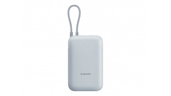 Xiaomi Power Bank (Integrated Cable) | 10000 mAh | USB-A/USB-C/USB-C cable | Ice Blue