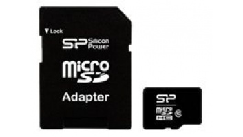 Silicon Power | 8 GB | MicroSDHC | Flash memory class 10 | SD adapter