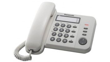 Panasonic | Corded Phone | KX-TS520FXW | White