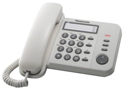 Panasonic | Corded Phone | KX-TS520FXW | White