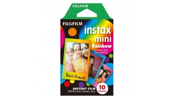 Fujifilm | Instax Mini Rainbow Instant Film | 86 x 54 mm | Quantity 10