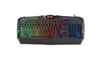 FURY Spitfire Gaming Keyboard, US Layout, Wired, Black | Fury | Gaming Keyboard | Spitfire | Gaming keyboard | Wired | RGB LED light | US | 1.8 m | Black | USB 2.0