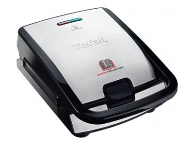 TEFAL | Sandwich Maker | SW854D | 700 W | Number of plates 4 | Number of pastry 2 | Black/Stainless steel