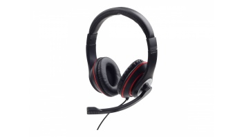 Gembird | Stereo headset | MHS-03-BKRD | On-Ear | Built-in microphone | 3.5 mm