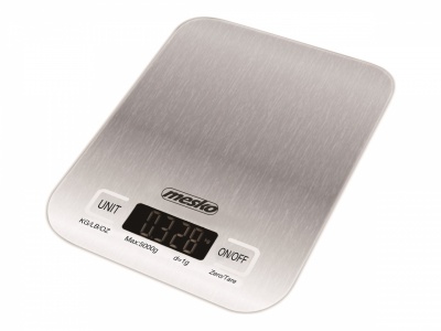 Mesko | Kitchen scale | MS 3169 white | Maximum weight (capacity) 5 kg | Graduation 1 g | Inox/White