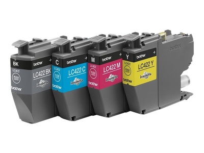 Brother LC422VALDR | Ink Cartridge | Black, Cyan, Magenta, Yellow