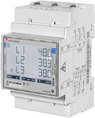 Carlo Gavazzi | Smart Power Meter, 3 phase, up to 65A | EM340 MID certificate