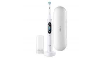 Oral-B | Electric Toothbrush | iO8 Series | Rechargeable | For adults | Number of brush heads included 1 | Number of teeth brushing modes 6 | White Alabaster