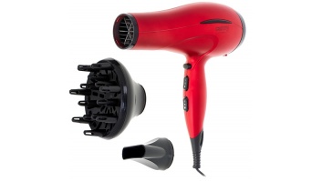 Camry | Hair Dryer | CR 2253 | 2400 W | Number of temperature settings 3 | Diffuser nozzle | Red