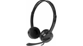 Natec | Headset | Canary Go | Wired | On-Ear | Microphone | Noise canceling | Black