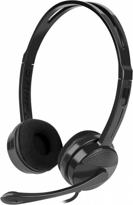 Natec | Headset | Canary Go | Wired | On-Ear | Microphone | Noise canceling | Black