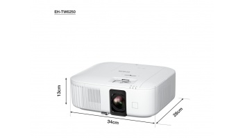 Epson | EH-TW6250 | 4K PRO-UHD 3840 x 2160 (2 x 1920 x 1080) | 2800 ANSI lumens | White | Lamp warranty 12 month(s) | Wi-Fi