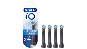 Oral-B | Toothbrush replacement | iO Ultimate Clean | Heads | For adults | Number of brush heads included 4 | Number of teeth brushing modes Does not apply | Black