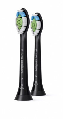 Philips | Standard Sonic Toothbrush Heads | HX6062/13 Sonicare W2 Optimal | Heads | For adults and children | Number of brush heads included 2 | Number of teeth brushing modes Does not apply | Sonic technology | Black