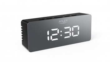 Adler | Alarm Clock | AD 1189B | Alarm function | Black