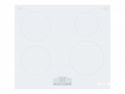 Bosch | Hob | PUE612BB1J | Induction | Number of burners/cooking zones 4 | Touch | Timer | White