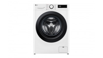 LG | Washing machine with dryer | F4DR509SBW | Energy efficiency class A | Front loading | Washing capacity 	9 kg | 1400 RPM | Depth 55 cm | Width 60 cm | Display | Rotary knob + LED | Drying system | Drying capacity 6 kg | Steam function | Direct drive |