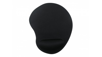 Gembird | Mouse Pad with Soft Wrist Support | MP-ERGO-01 | 240 x 200 x 4 mm | Black