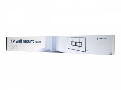 Gembird | Wall mount | WM-80F-01 | Fixed | 37-80 " | Maximum weight (capacity) 70 kg | Black