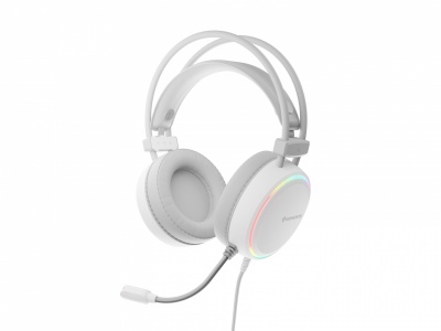 Genesis | On-Ear Gaming Headset | Neon 613 | Built-in microphone | 3.5 mm, USB Type-A | White