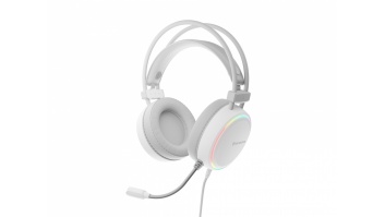 Genesis | On-Ear Gaming Headset | Neon 613 | Built-in microphone | 3.5 mm, USB Type-A | White