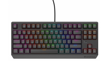 Genesis THOR 230 | Mechanical Gaming Keyboard | Wired | US | Black | USB Type-A | Outemu Red