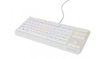 Genesis THOR 230 | Mechanical Gaming Keyboard | Wired | US | White | USB Type-A | Outemu Brown