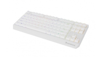 Genesis THOR 230 | Mechanical Gaming Keyboard | Wireless | US | White | 2.4 GHz, Bluetooth, USB | Outemu Red