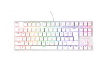 Genesis THOR 303 | Mechanical Gaming Keyboard | Wired | US | White | USB Type-A | Outemu Peach Silent