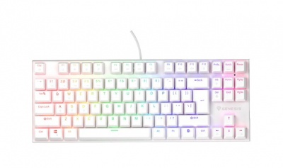 Genesis THOR 303 | Mechanical Gaming Keyboard | Wired | US | White | USB Type-A | Outemu Peach Silent